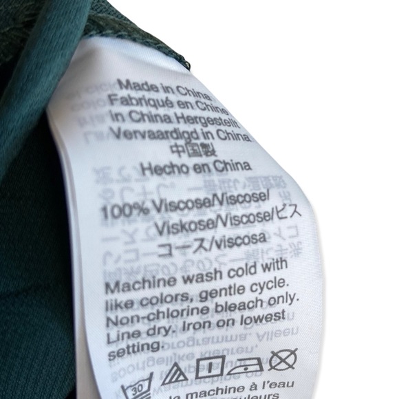 Madewell Green Satin Strappy Cropped Wide Leg Jumpsuit SZ 2 - Picture 11 of 12